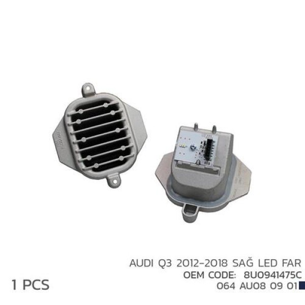 NIKEN 064AU080901 AUDI Q3 2012-2018 SAG LED FAR MODUL 8U0941475C 