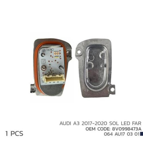 NIKEN 064AU170301 AUDI A3 2017-2020 SOL LED FAR MODUL 8V0998473A 