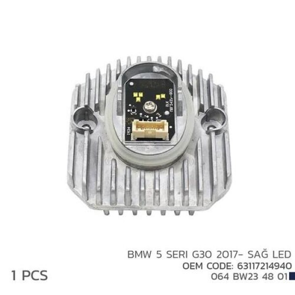 NIKEN 064BW234801 BMW 5 SERI G30 2017- SAG LED MODUL 63117214940 