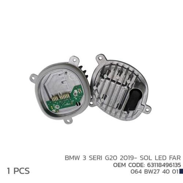 NIKEN 064BW274001 BMW 3 SERI G20 2019- SOL LED FAR MODUL 63118496135 