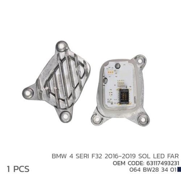 NIKEN 064BW283401 BMW 4 SERI F32 2016-2019 SOL LED MODUL 63117493231 