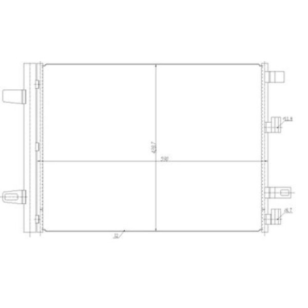 NRF 350465 KLIMA RADYATORU W177 19> W247 18> C118 20> H247 20> 