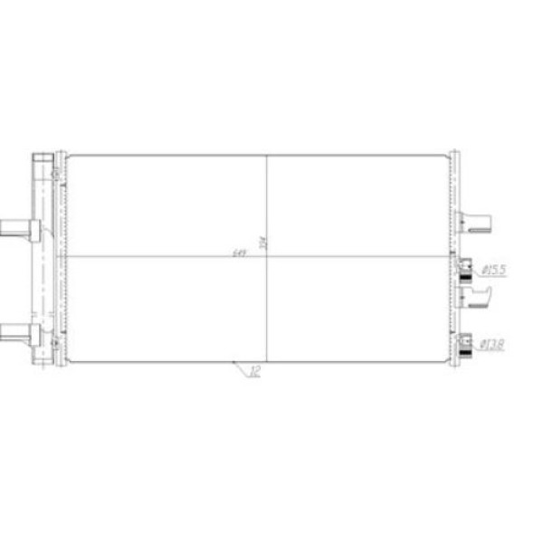 NRF 350474 KLIMA RADYATORU BMW B38 F40 F44 F45 F46 F48 MINI F59 
