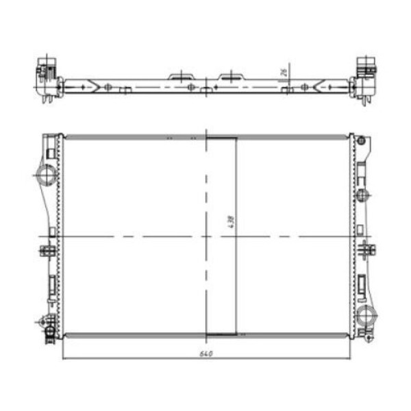 NRF 50040 MOTOR SU RADYATORU W205 14> C205 16> A205 16> S205 14> W213 16> C238 17> A238 17> S213 16> 