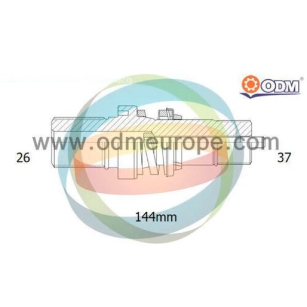 ODM 900000231BKMPL AKS FREZESI T5 T6 1.9 TDI 5 VITES KOMPLE 