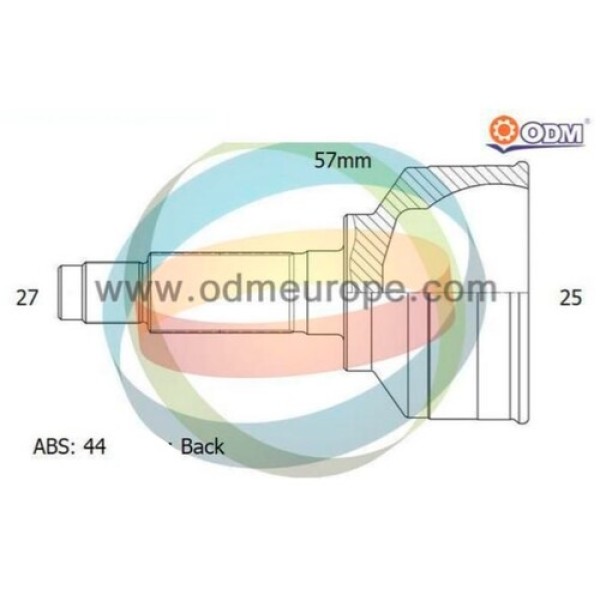 ODM FD11022A AKS KAFASI MONDEO 92-00 1.8TD 2.0 16V DIS (27X25X57) SAG-SOL 
