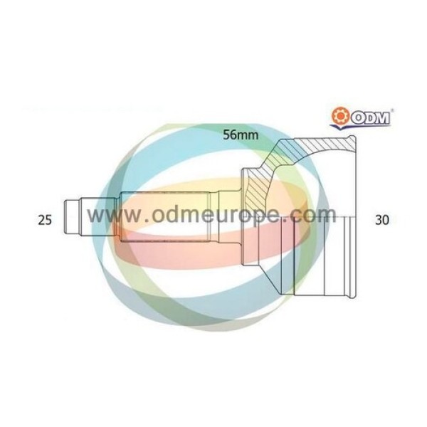 ODM FD88079A ON AKS KOMPLE V184 00-06 2.0DCI 16V MT SAG (28X1053X26) 