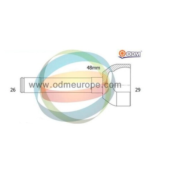 ODM SK11009 AKS KAFASI GRAND VITARA 98-05 2.0HDI DIS (26X30X48) SAG-SOL 