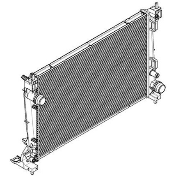 OPAR 51897080 RADYATOR DOBLO 1.6 DMTJ-2.0 DMTJ 10 BRAVO II 1.9 DMTJ-2.0 DMTJ 07 MEK AC 