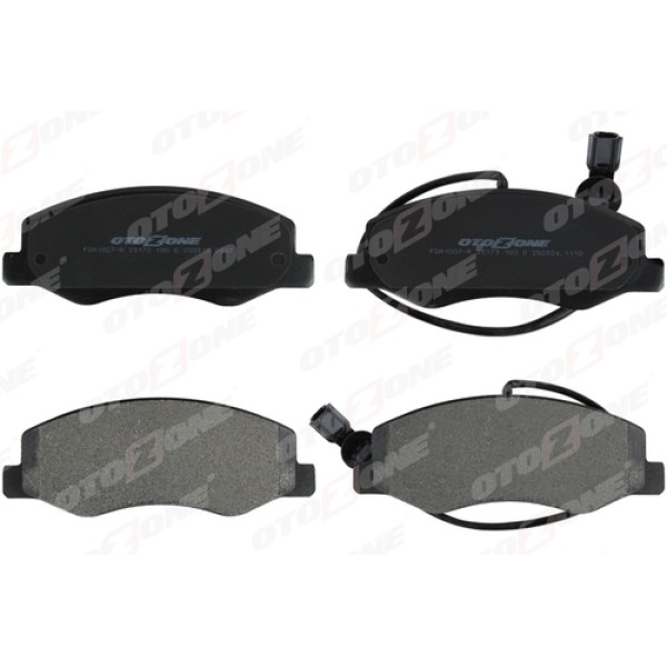 OTOZONE FDA1007R FREN BALATASI ARKA RENAULT MASTER III 10 OPEL MOVANO B 10 2.3DCI CIFT TEKER KARSAN JEST 