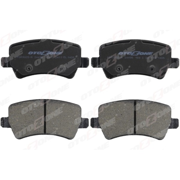 OTOZONE FDA3005R ARKA FREN BALATASI S-MAX 09 06 GALAXY III 06 VOLVO S60 10 S80 06 V60 -V70 06 XC60 08 XC70 06 RANGE ROVER EVOQUE 11 