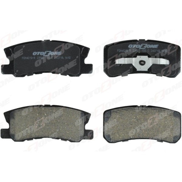 OTOZONE FDA4019R ARKA FREN BALATA MITSUBISHI OUTLANDER 2.0L CW4W 07-12 / ASX 1.6L 4A92 10- / PAJERO 3.2L DI-D 3.5L G DI 00 