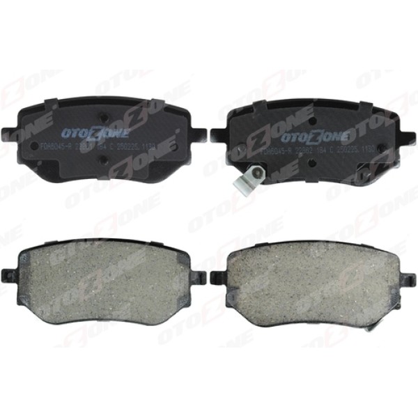 OTOZONE FDA6045R MERCEDES X-SERISI-NISSAN NP300 NAVARA ARKA BALATA METAL INDIKATORLU 