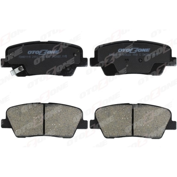 OTOZONE FDA8011R ARKA FREN BALATA HYUNDAI SANTAFE 2.0L D4HA CRDI DIZEL 136HP 10- / KIA SORENTO 2.0L D4HA CRDI DIZE L 10 