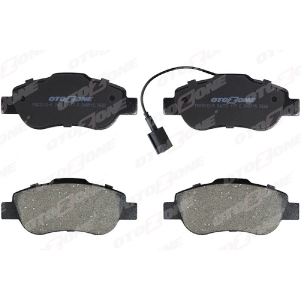 OTOZONE FDO2012R ON BALATA DOBLO 1.3-1.6-1.9 JTD 02 FIORINO 1.3-1.4 MTJ 08 FIAT 500 1.4 07 