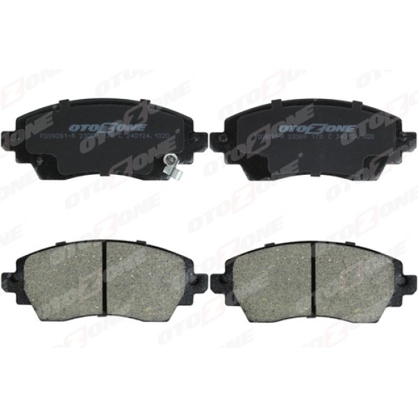 OTOZONE FDO9091R ON FREN BALATA TOYOTA COROLLA 1.6L 4A-FE ENJEKSIYONLU AE111 LUNA H/B 98-00 