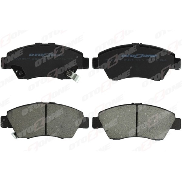 OTOZONE FDO9183R ON FREN BALATA BUYUK TIP HONDA CIVIC 1.6L B16A2 VTEC 16V 160HP 96-98 / 1.4L D14 3 KAPI - HATCHBACK 0 1-05 KALINLIK - 16.00 MM 