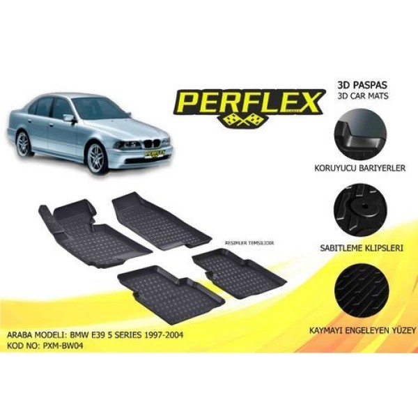 PERFLEX BW04 PASPAS 3D HAVUZLU X-MAT BMW E39 97>03 