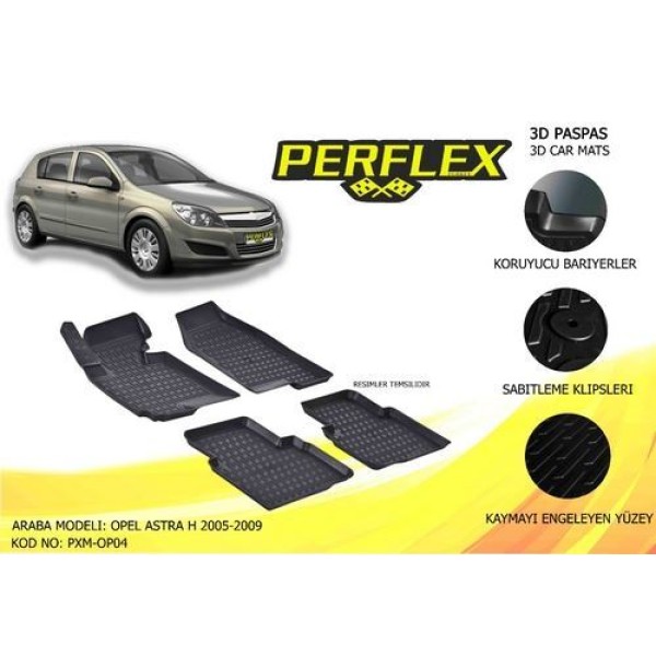 PERFLEX OP04 PASPAS 3D HAVUZLU X-MAT ASTRA H 2005-2008 