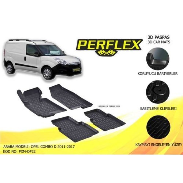 PERFLEX OP22 PASPAS 3D HAVUZLU X-MAT COMBO D-DOBLO III 2011-2016 