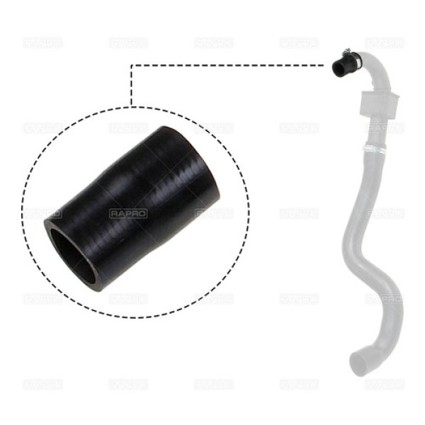 RAPRO 12417 TURBO HORTUMU KUCUK HORTUM-DACIA MEGANE II-SCENIC II-LOGAN 1.5 DCI K9K LMOT 