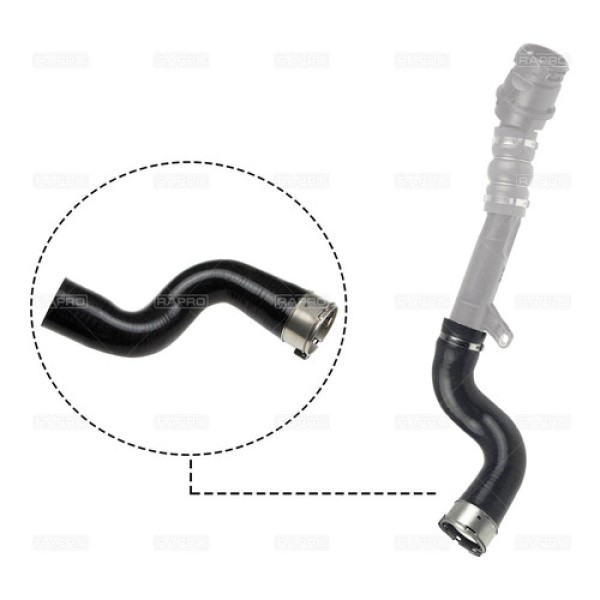 RAPRO 12602 TURBO HORTUMU KONNEKTORLU SILIKON CLIO IV-NISSAN QASHQAI 14> 1.5 DCI 