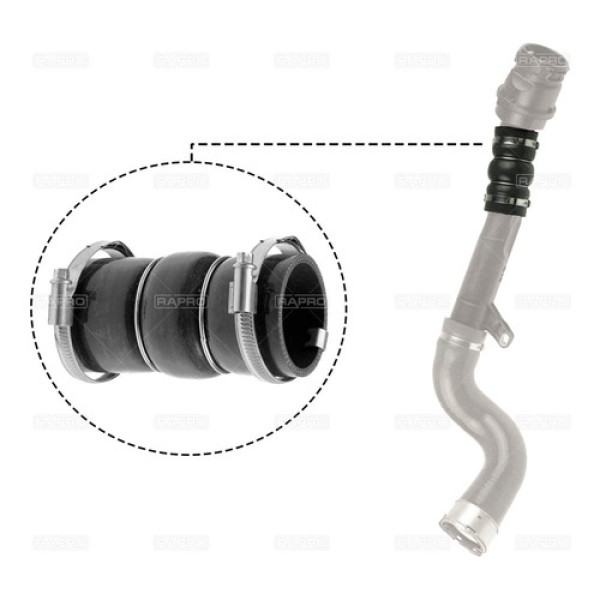 RAPRO 12603 TURBO HORTUMU BOGUMLU SILIKON CLIO IV 1.5 DCI-NISSAN QASHQAI 14> 1.5 DCI 