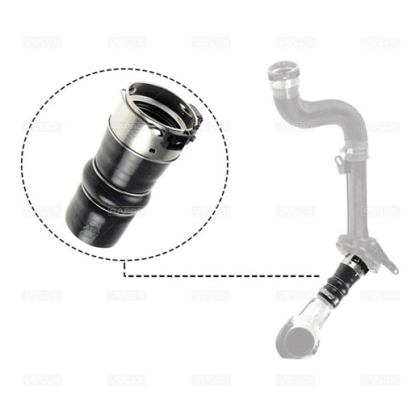 RAPRO 12629 TURBO HORTUMU KUCUK SILIKON MEGANE III-FLUENCE 1.5 DCI 