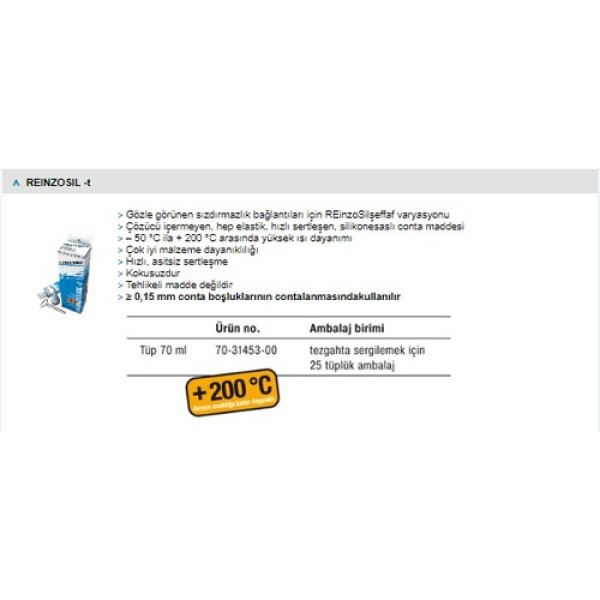 VICTOR REINZ 00 REINZOSIL - T TUBE 70ML 