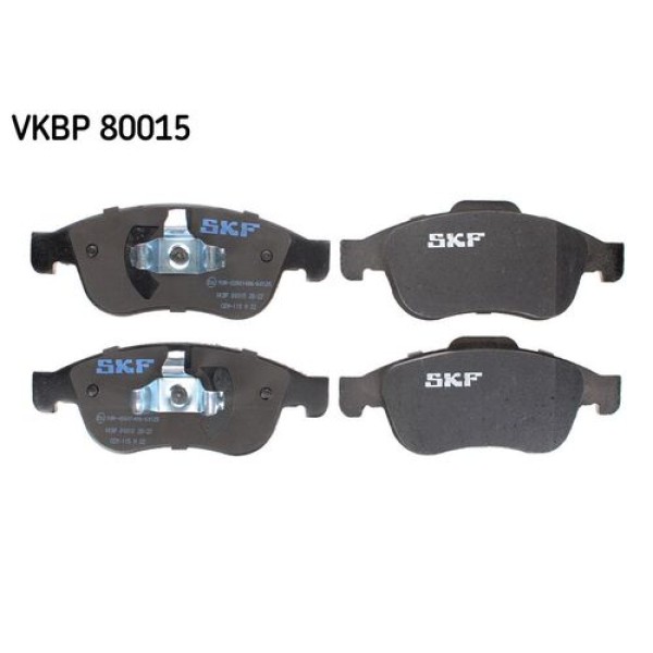 SKF VKBP80015 ON FREN BALATASI MEGANE III 09 SCENIC III 09 FLUENCE 10 DUSTER 10 LODGY 12 CAPTUR I 13 1.5 DCI 1.6 16V 