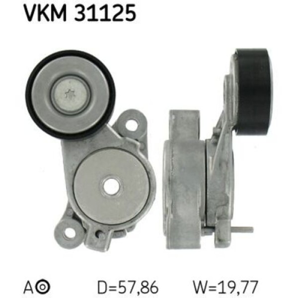 SKF VKM31125 V KAYIS GERGISI-KOMPLE-KOMPRESOR VW GOLF 06-14 PASSAT 09-15 POLO 10-14 IBIZA 09-15 BLG-BMY-CAVD 
