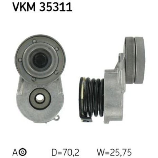 SKF VKM35311 ALTERNATOR GERGI RULMANI KUTUKLU ASTRA H 04 -CORSA C-D 03- -COMBO 04- -MERIVA-ZAFIRA 1.7CDT 