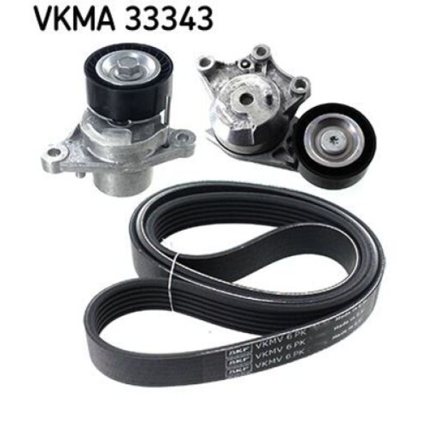 SKF VKMA33343 ALTERNATOR GERGI KITI 6PK1004-6PK1005 P208-P2008-P308-PARTNER-BERLINGO-JUMPY-C4-DS3 1.6 BLUEHDI 