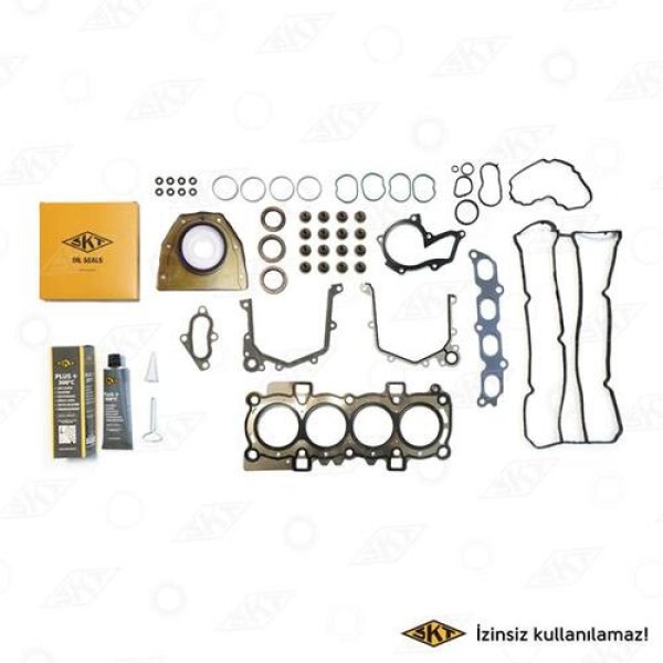 SKT 4C02910 TAM TAKIM CONTA FIESTA VI 08 SILINDIR KAPAK CONTALI 1.25 LT. 16V 82 HP BENZINLI MOTORLAR 