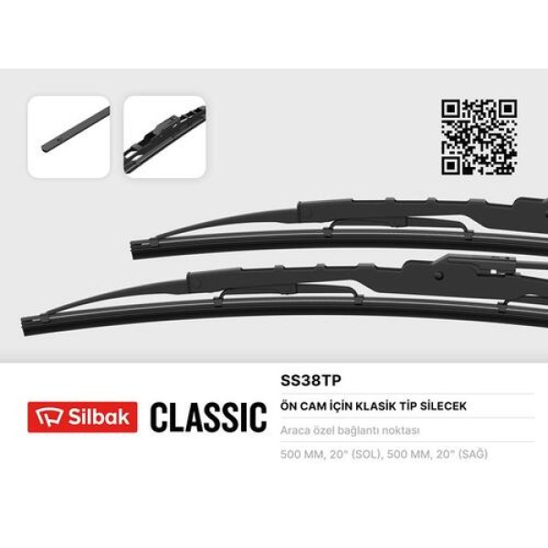 SILBAK SS38TP SS38T SILECEK SUPURGESI 510MM SAMARA ON CAM 