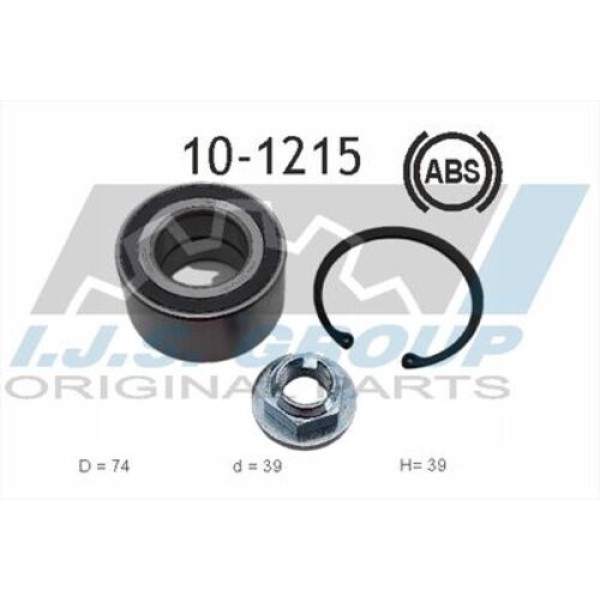 SNR XGB35217S02 ON TEKER RULMANI CONNECT 1.8TDCI 02>13 ABS ABSLI ASTRA F VECTRA B OLCU 39×74×39 ABSLI 