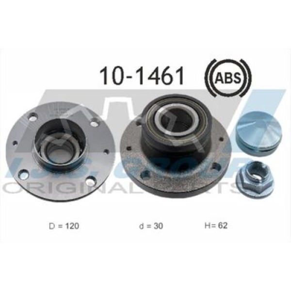 SNR XTGB44551S01 ARKA PORYA RULMANLI ABS LI 4 BIJON CORSA D PUNTO 1.3CDTI 1.9 MULTIJET 