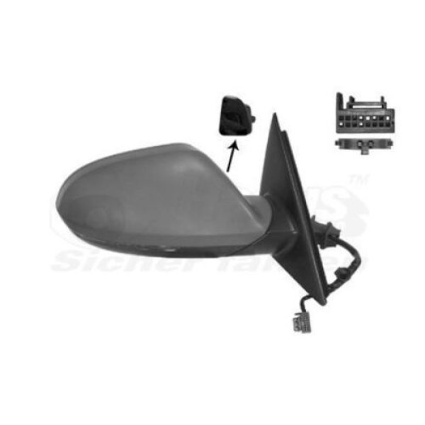 SPJ 3898 DIS DIKIZ AYNASI A6 ELEKTRIKLI AYNA 13 16 ASTARLI SINYALLI KOR NOKTALI SAG 