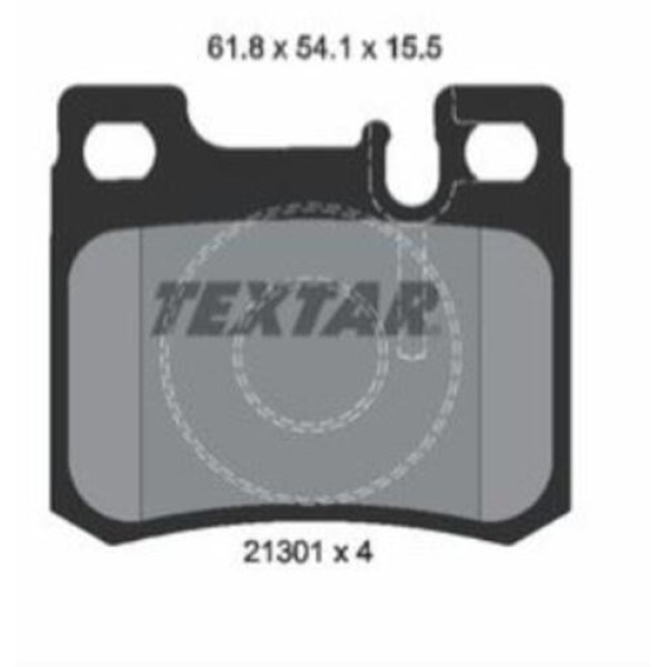 TEXTAR 2130103 FREN BALATASI ARKA CIFT PIMLI MERCEDES W202 BM 93-01 