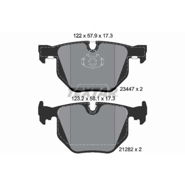 TEXTAR 2344702 FREN BALATASI ARKA BMW E65-E66 BM 01-06 