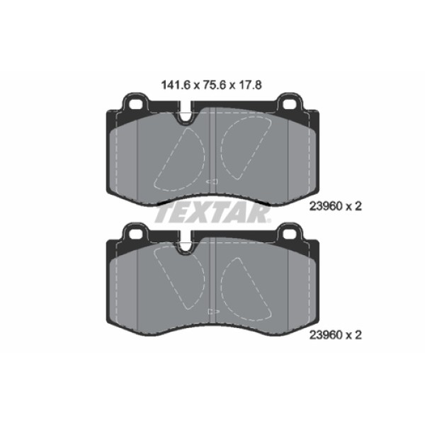 TEXTAR 2396001 FREN BALATASI 221 / 211 ON E420 
