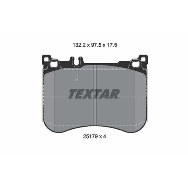 TEXTAR 2517903 FREN BALATASI ON MERCEDES W222 13 > 