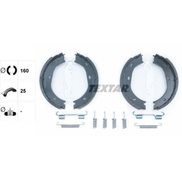 TEXTAR 91025900 EL FREN BALATASI 123/126 YAYLI 