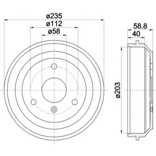 TEXTAR 94035600 KAMPANA ARKA FOR TWO SMART 