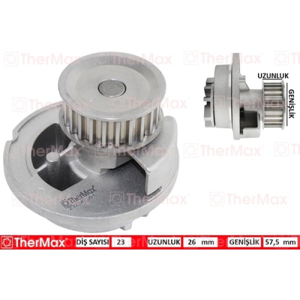 THERMAX T01.203 X DEVIRDAIM ASTRA G-H-VECTRA B-C-MERIVA-ZAFIRA 1.8-1.8 16V PA727 T 