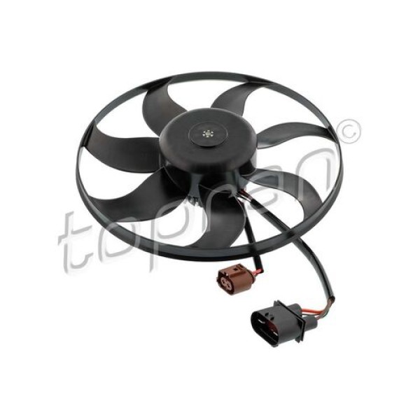 TOPRAN 111282001 FAN MOTORU DAVLUMBAZLI SOL CADDYIII 1.4-1.4 16V-1.6 04 GOLF V 1.4 TSI-1.6 FSI 03-08 220W-363MM 