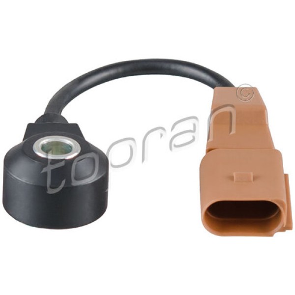 TOPRAN 114895001 KABLOLU VURUNTU SENSORU KAHVERENGI VW 