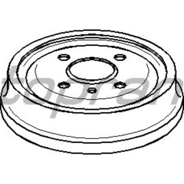 TOPRAN 200931001 FREN KAMPANASI ASTRA 1.4I-1.6I 91>97 