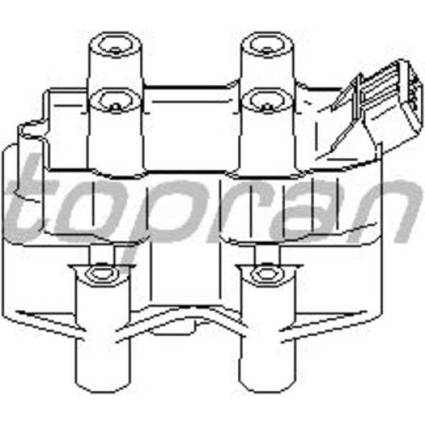 TOPRAN 206638001 755 ATESLEME BOBINI ASTRA F 2.0 16V 95-98 -VECTRA A 2.0 16V 94-95 -VECTRA B 2.0 16V 95-00 X20 