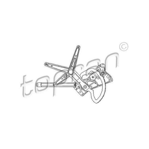 TOPRAN 501822001 CAM KRIKOSU ON SOL BMW E36 ELEKTRIKLI.MOTORSUZ 
